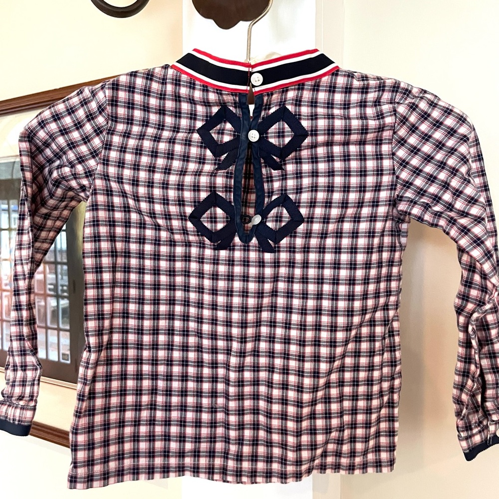 Brooks Brothers Girls Plaid Blouse